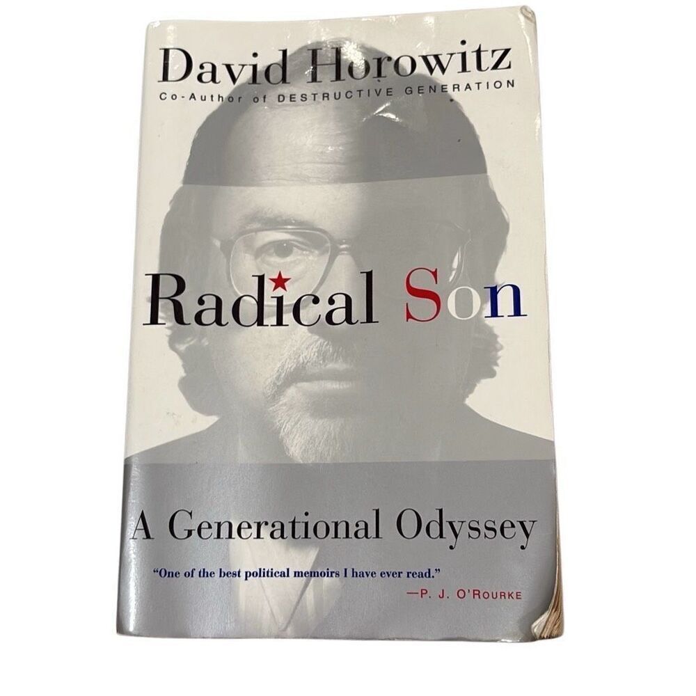 Radical Son: A Generational Odyssey by David Horowitz 1998, Trade Paperback Book